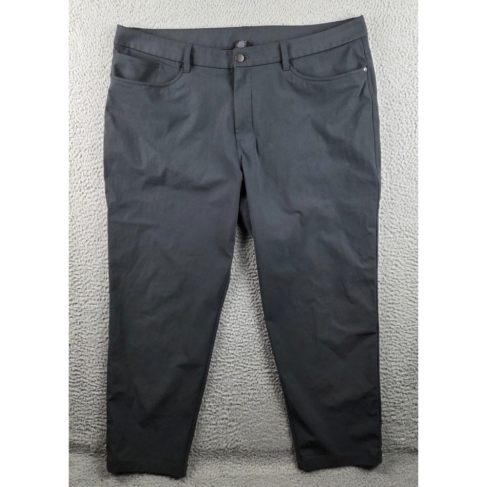 Lululemon ABC Pants Mens 40 (40x27) Gray Classic Stretch Warpstreme LM5AQHS